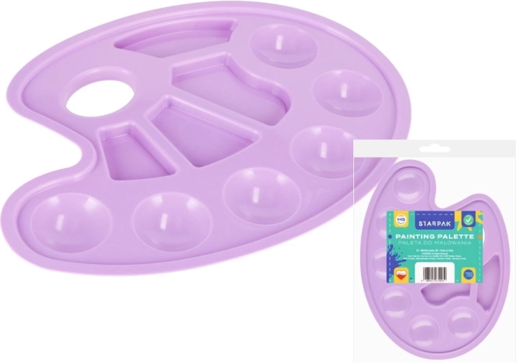 Tavolozza da pittura viola