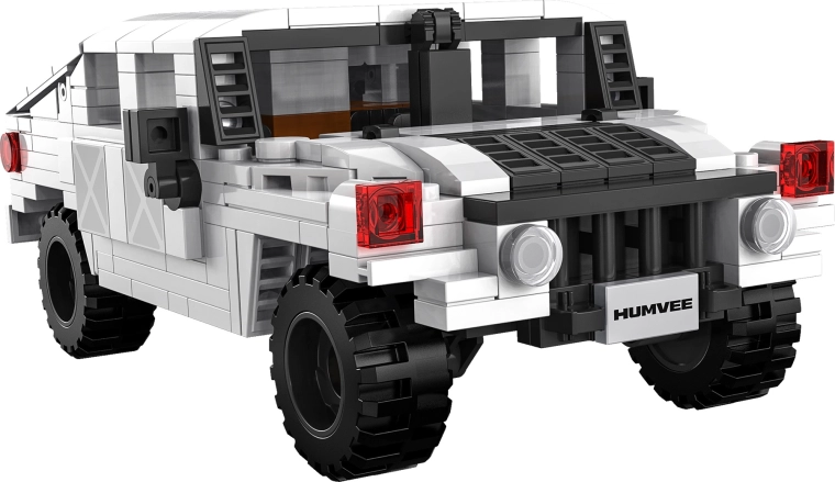 Modello realistico di Humvee bianco