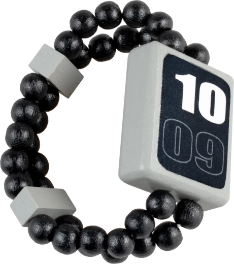 Braccialetto elastico con perline