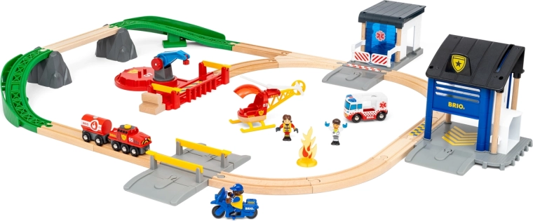 Set ferroviario della squadra di soccorso