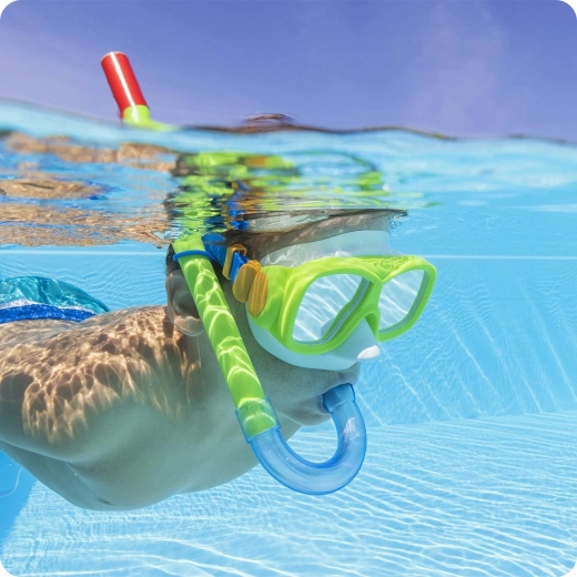 Snorkel ergonomico con protezione antispruzzo