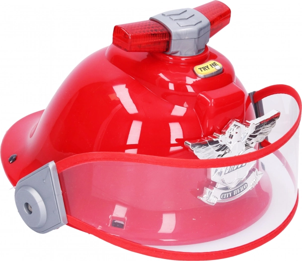 Casco da pompiere per bambini con effetti luminosi e sonori
