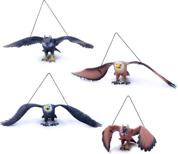 Figurine di plastica Aquila e Gufo con suono