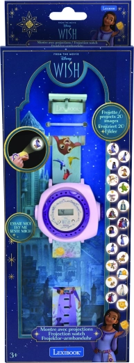 Orologio digitale con proiettore Lexibook Disney Wish con 20 immagini