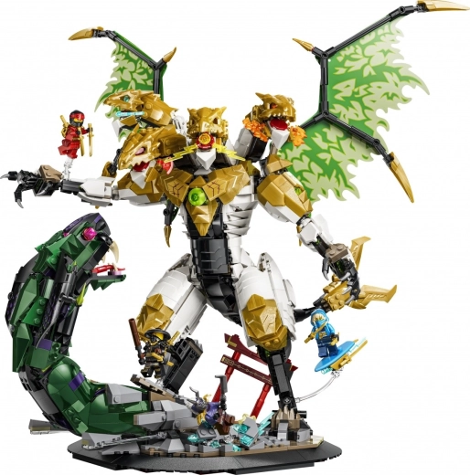 Scontro epico: ultra-drago vs. serpente distruttore