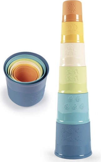 Smoby Little Green torre magica in bioplastica, 6 pezzi