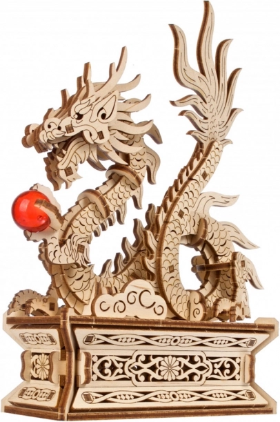 UGEARS Drago – puzzle meccanico 3D in legno con vano nascosto