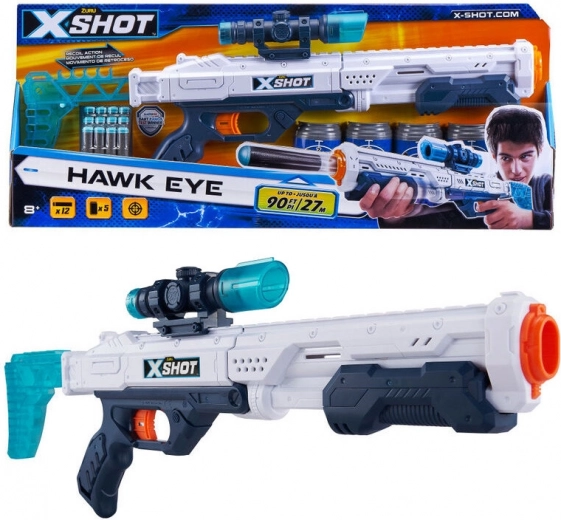 ZURU X-SHOT EXCEL Hawk Eye con mirino e 16 dardi