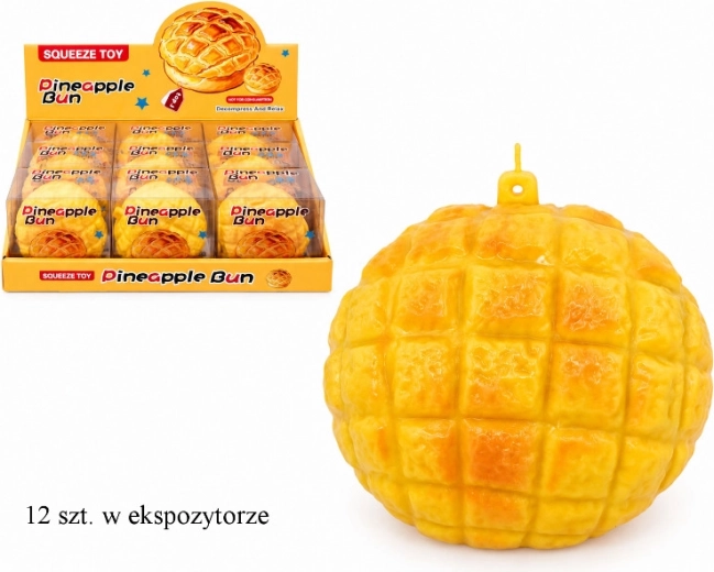 Giocattolo antistress da spremere a forma di panino croccante