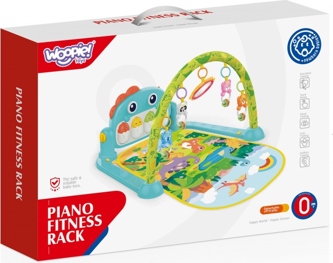 Pannello musicale con uova di dinosauro