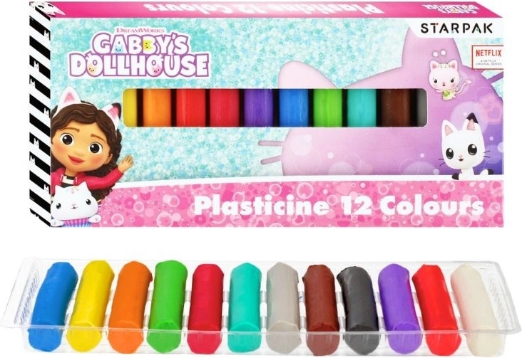 Plastilina 12 colori GABBY'S DOLLHOUSE STARPAK