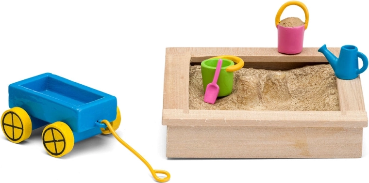 Accessori Lundby per casa delle bambole – sabbiera con set di giochi