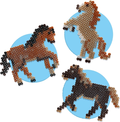 Splendidi motivi di cavalli che durano