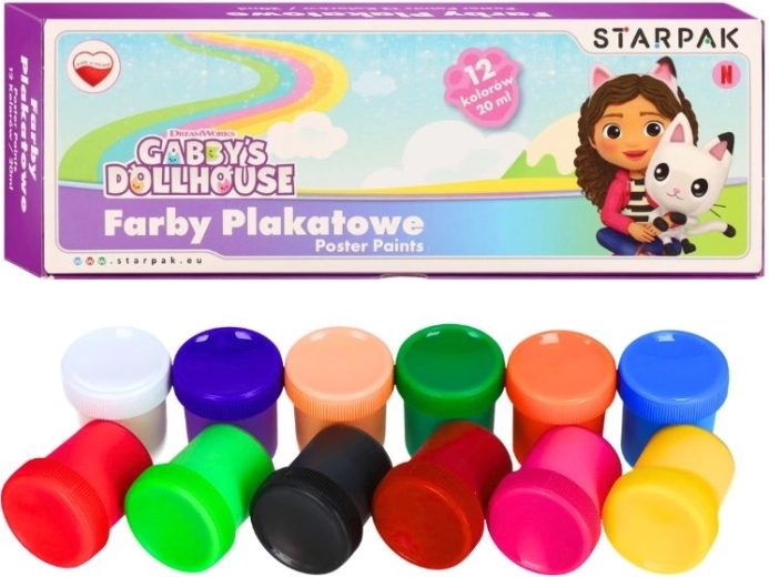 Plastilina Gabby's Dollhouse – set da 12 colori