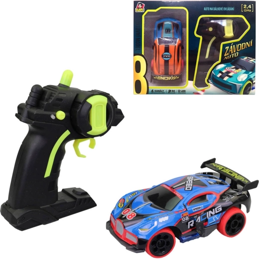 Formula da corsa RC radiocomandata a 2,4 GHz con luce LED