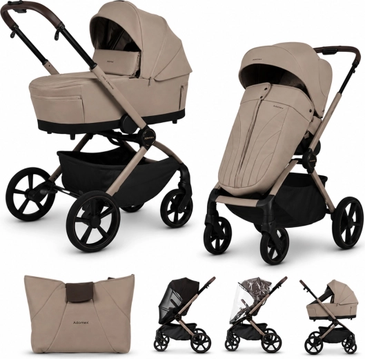Adamex Como Natura Latte passeggino combinato 2in1