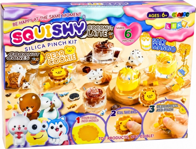 Fino a 6 squishy di dessert e bevande