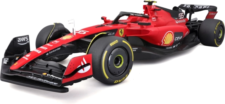 Formula da corsa RC Maisto Ferrari SF-23 Carlos Sainz con suoni 1:10