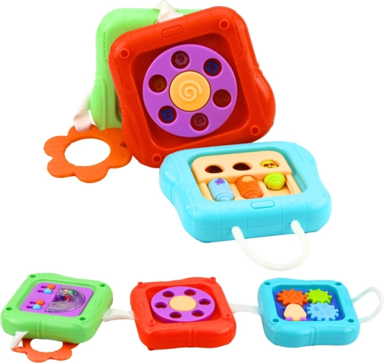 Gioco variabile: cubo e 3 pannelli bifacciali