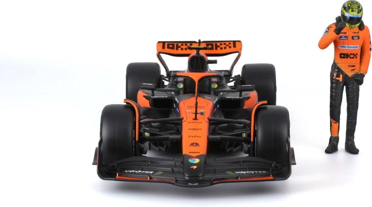 Figurina del pilota per una presentazione d