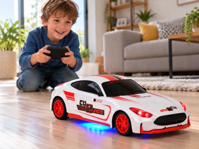 Guida veloce con effetto luminoso