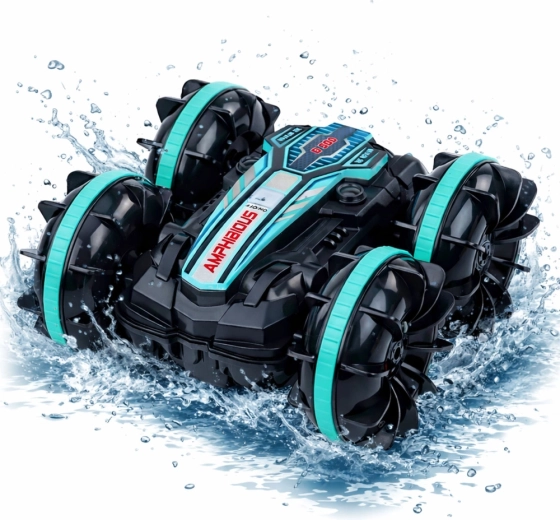 Vera guida anfibia su terra e acqua