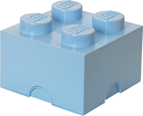 LEGO box contenitore 4 azzurro chiaro