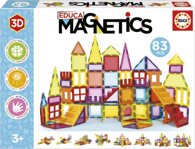Costruzioni Magnetiche Educa 83 pezzi