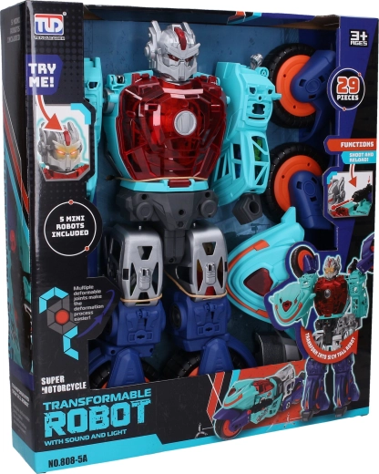 Set di transformer Autorobot con robot, 29 pezzi