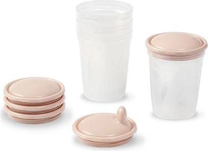 Porzioni pratiche da 200 ml e design impilabile