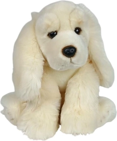 Cane di peluche spaniel chiaro seduto 28 cm