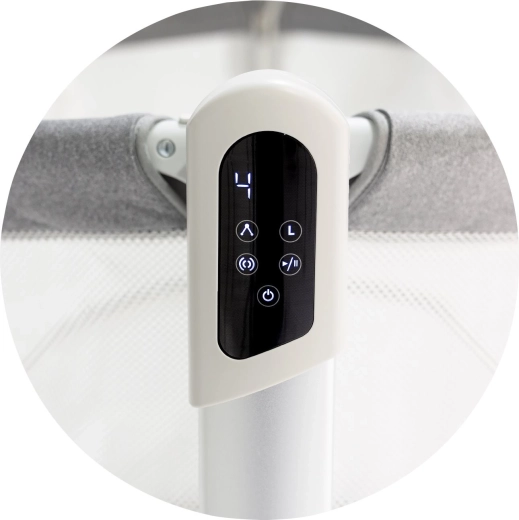 Dondolio intelligente con sensore e timer