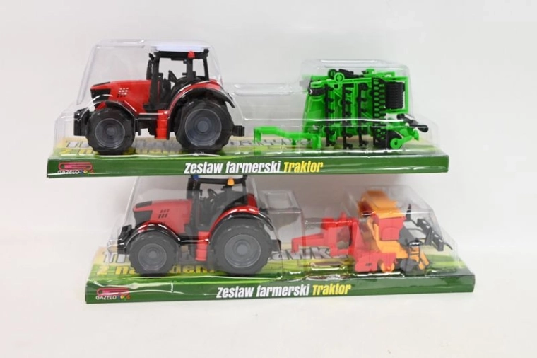 Trattore con macchina agricola - 1 pezzo