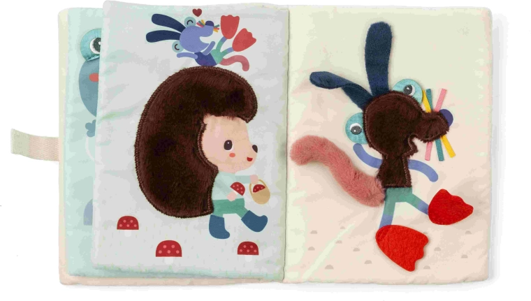Lilliputiens libro morbido in peluche topolina Nina