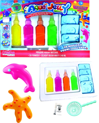 Aqua Jelly 3D personaggi magici set creativo