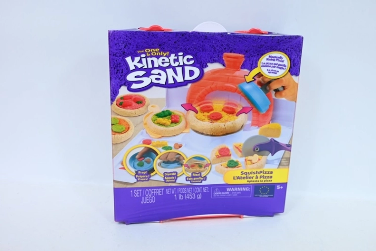 SPIN Kinetic Sand pizza da modellare
