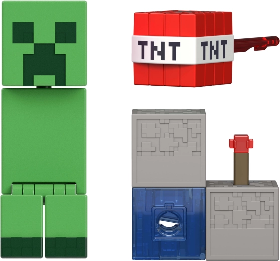 Charged Creeper in stile pixelato