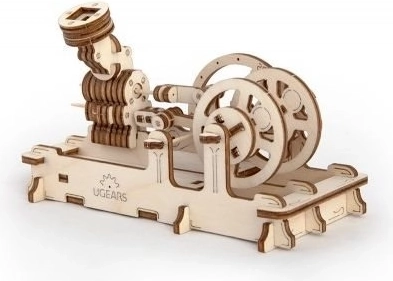 Puzzle 3D in legno UGEARS Motore ad aria – modello meccanico