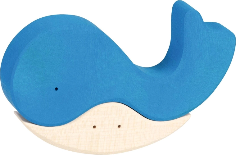 Puzzle in legno When the whale found a friend - 1 pezzo