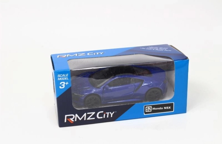 Modellino auto RMZ Honda NSX 2017 blu scala 1:32