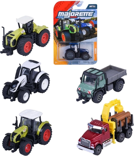 Veicolo agricolo o trattore in metallo Majorette - 1 pezzo