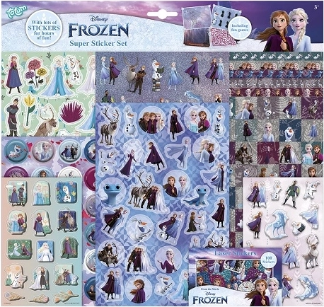 Disney Frozen super set di adesivi