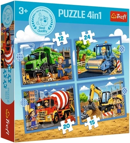 Puzzle per bambini 4 in 1 Atmosfera vacanziera