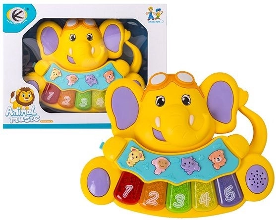 Mini armonica per bambini a forma di elefante - 1 pezzo