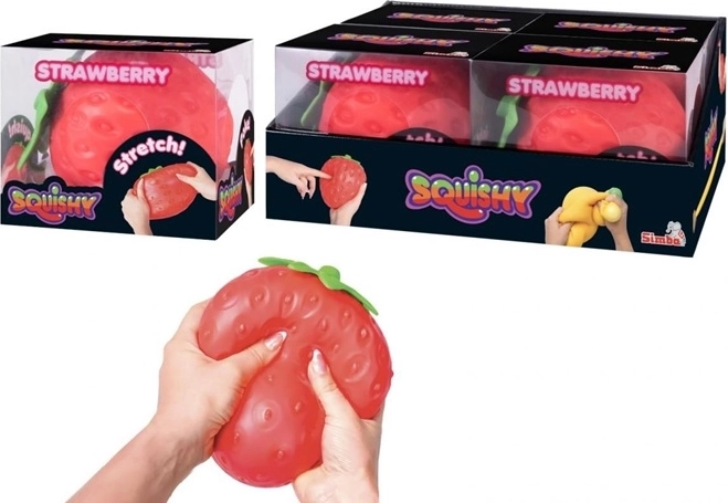 Simba giocattolo antistress a forma di fragola 15 cm