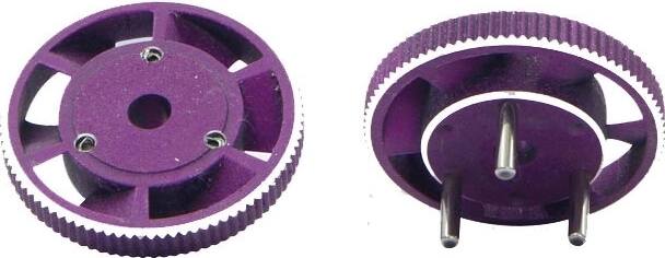 Volano HighFlow Venti-Turbo 1:10 per albero da 5,1 mm