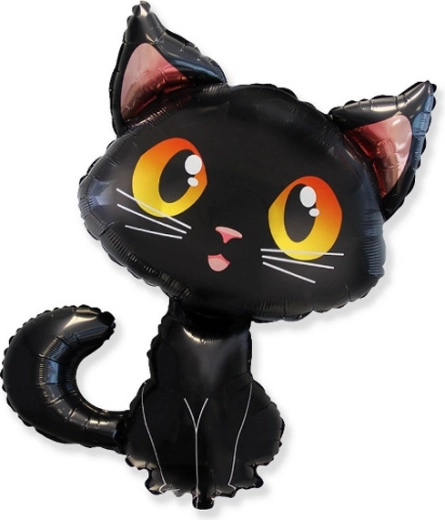 Palloncino in foil gatto nero
