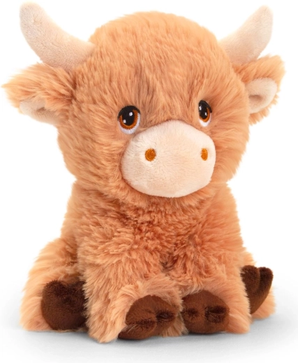Keel Toys Keeleco mucca delle Highlands eco peluche 18 cm