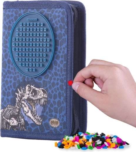 Pixie Crew astuccio scolastico a un piano dinosauro