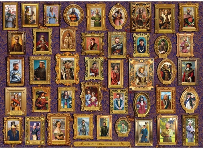 Puzzle Monarchi d’Inghilterra 1000 pezzi GIBSONS